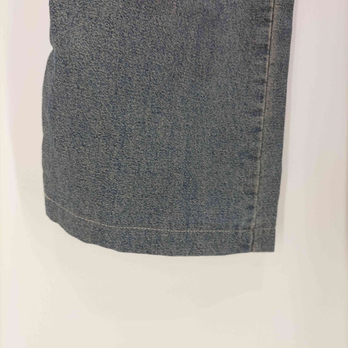 オークリー OAKLEY 00s Y2K rare japanese 切替変形フレアデニムパンツRED CORE DENIM UTILITY PANTS レディース UK8