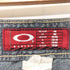 オークリー OAKLEY 00s Y2K rare japanese 切替変形フレアデニムパンツRED CORE DENIM UTILITY PANTS レディース UK8