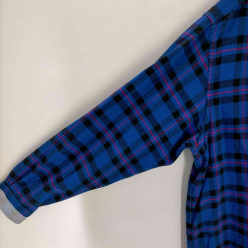 ユニフォームエクスペリメント uniform experiment LINE FLANNEL BIG REGULAR COLLAR SHIRT メンズ JPN:4