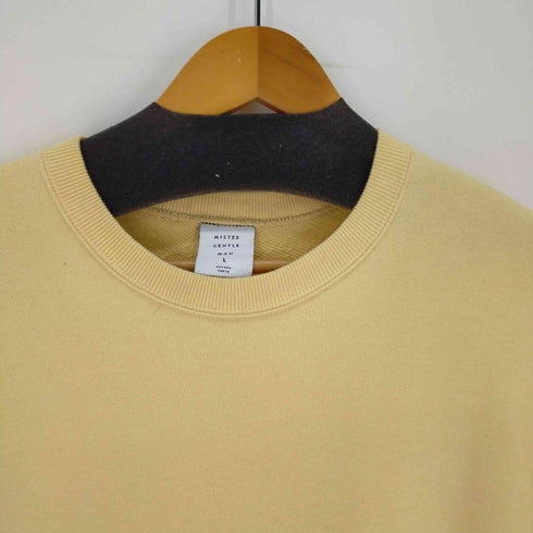 ミスタージェントルマン MR.GENTLEMAN サイドジップ・クルーネックスウェット メンズ JPN:L