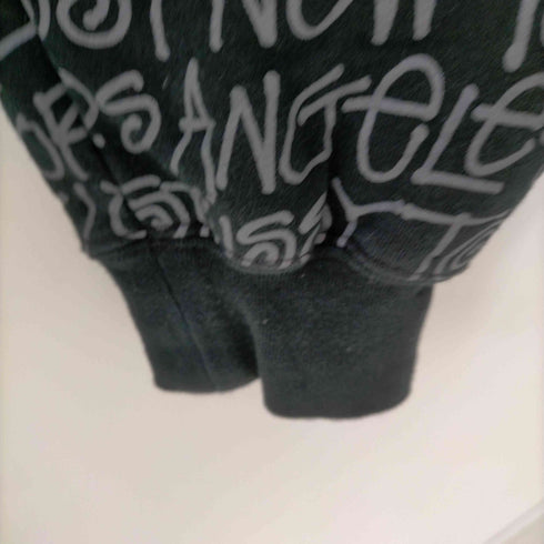 ステューシー Stussy 総ロゴプリントジップアップパーカー メンズ import:M