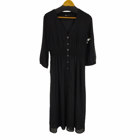 ザラ ZARA シアーマキシワンピース レディース import:L