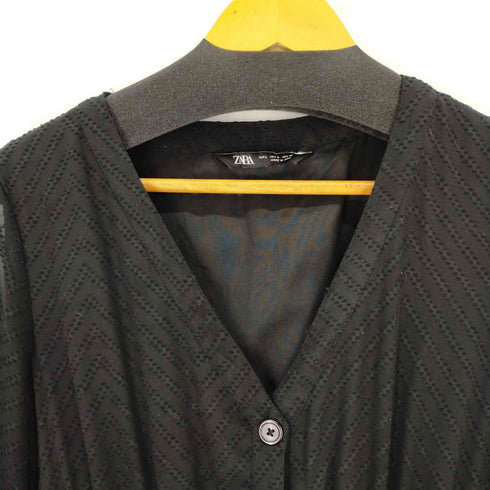 ザラ ZARA シアーマキシワンピース レディース import:L