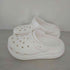 クロックス crocs CLASSIC CRUSH CLOG WHITE/BLANC クラッシュ クロッグ 厚底サンダル レディース JPN:24