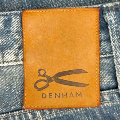 デンハム DENHAM razor USED ペイント加工ダメージデニム メンズ W32