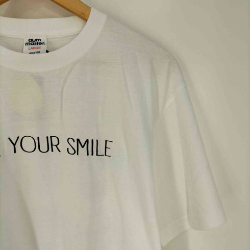 ジムマスター gym master 5.6oz YOUR SMILE Tee クルーネックTシャツ メンズ JPN:L
