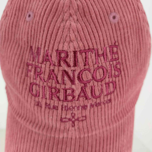 マリテフランソワジルボー MARITHE FRANCOIS GIRBAUD コーデュロイキャップ レディース