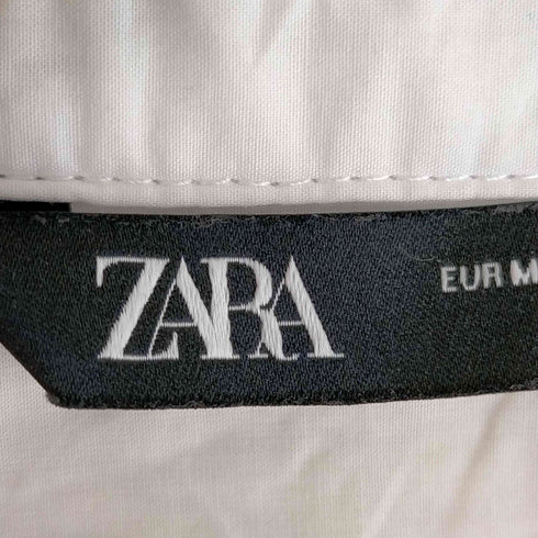 ザラ ZARA オーバーサイズ バックタイシャツブラウス レディース import:M