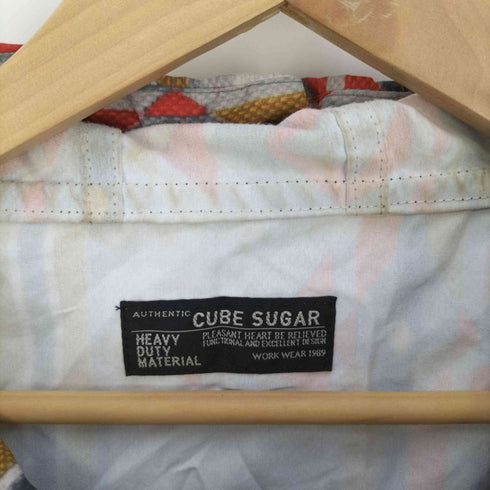 キューブシュガー CUBE SUGAR 撥水加工 オルテガミックス プリント マウンテンパーカー レディース JPN:M