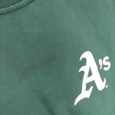 ニューエラ NEW ERA グリッド ロゴ オークランド アスレチックス マンツーマン スウェット メンズ import:L