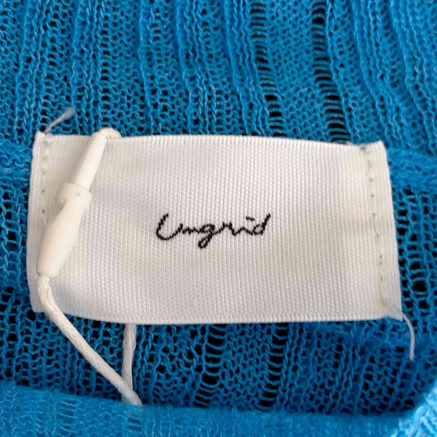 アングリッド Ungrid ハイネックシアーニット レディース FREE