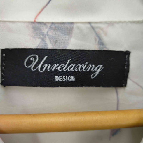 アンリラクシング unrelaxing フラワープリントオープンカラーシャツ ボックスシルエット メンズ FREE