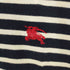 バーバリーブラックレーベル BURBERRY BLACK LABEL スモールロゴ刺繍 ボーダー S/S TEE メンズ 3