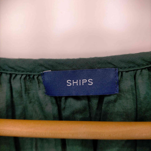 シップス SHIPS エンブロイダリー 刺繍 プルオーバー ブラウス レディース