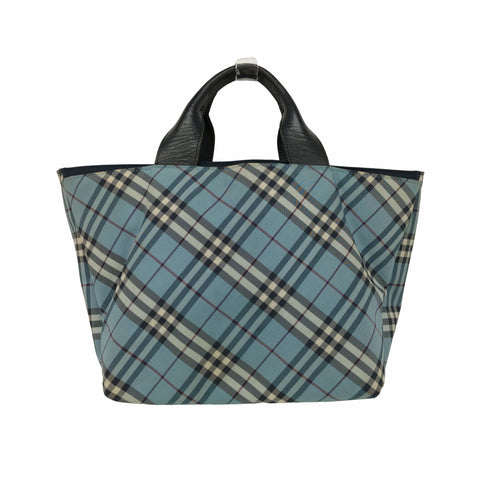バーバリーブルーレーベル BURBERRY BLUE LABEL ノバチェック レザー切替 ハンドバッグ レディース