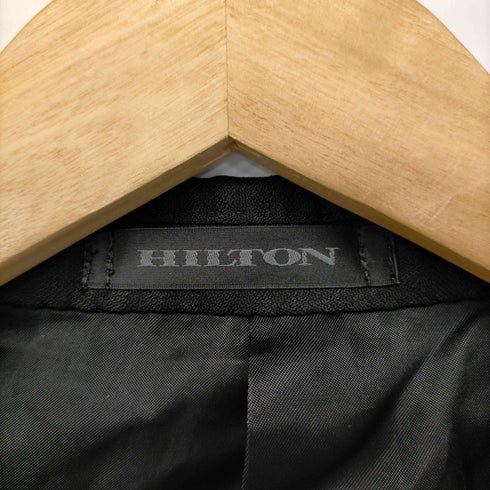 ヒルトン HILTON ウール ピンストライプ 2Bテーラードジャケット メンズ
