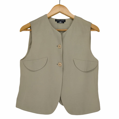 ジョルジオアルマーニ Giorgio Armani MADE IN ITALY バックスリットデザインベスト レディース JPN:40