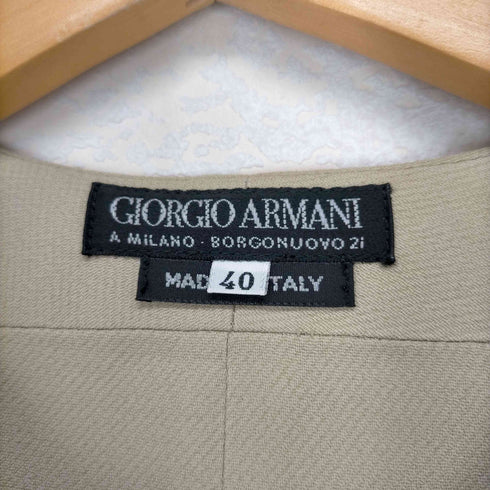 ジョルジオアルマーニ Giorgio Armani MADE IN ITALY バックスリットデザインベスト レディース JPN:40