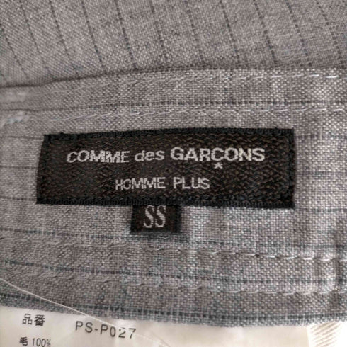 コムデギャルソンオムプリュス COMME des GARCONS HOMME PLUS AD2006 07SS GOLDEN BOY期 サイドシンチ ストライプワイドスラックス メンズ SS