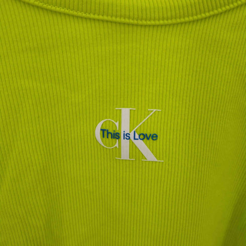 カルバンクラインジーンズ Calvin Klein Jeans ワンポイントロゴタンクトップ レディース M
