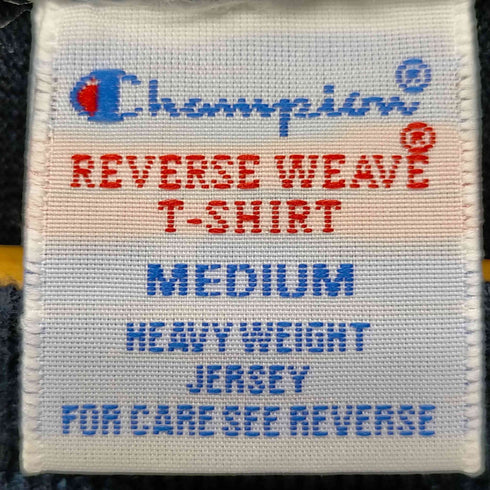 チャンピオン Champion REVERSE WEAVE 刺繍タグ復刻 ロゴ刺繍TEE メンズ JPN:M