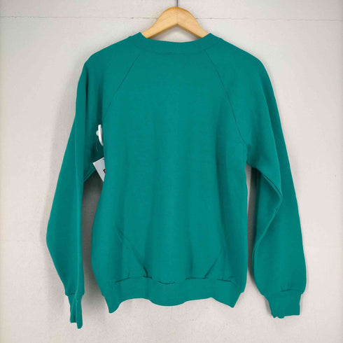 フルーツオブザルーム FRUIT OF THE LOOM 80~90S MADE IN CANADA CREDIT UNION ラグランスウェット メンズ L/G