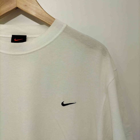 ナイキ NIKE 00s フロントロゴ刺繍 ドライ地クルーネックTシャツ メンズ XL