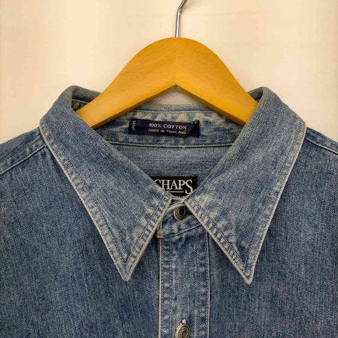 チャップスラルフローレン CHAPS RALPH LAUREN タックボタンデニムシャツ メンズ JPN:XL