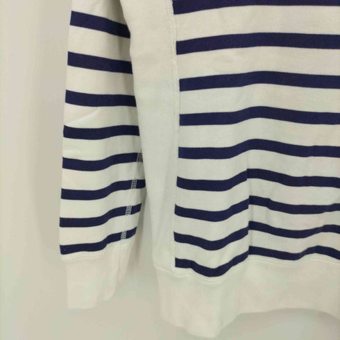 ブルーブルー BLUE BLUE 吊り裏毛 マリンボーダー切替スウェット メンズ 1