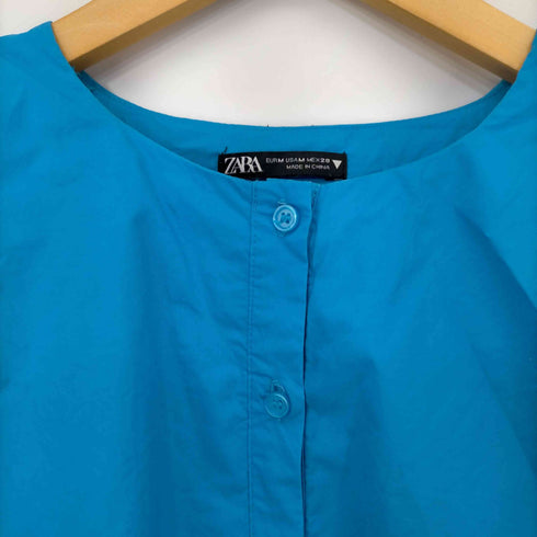 ザラ ZARA フリルシャツブラウス レディース import:M