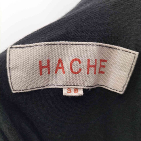 HACHE カシミヤ混七分丈ボリュームスカート レディース 38
