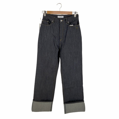 シャルル シャトン charles chaton ロールアップデニムパンツ レディース JPN:38