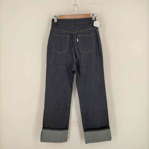 シャルル シャトン charles chaton ロールアップデニムパンツ レディース JPN:38