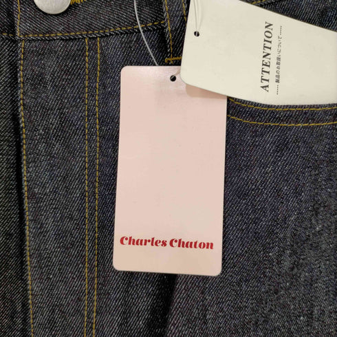 シャルル シャトン charles chaton ロールアップデニムパンツ レディース JPN:38