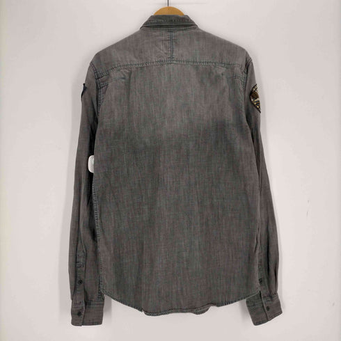 極度乾燥しなさい Superdry DRAGWAY SHIRT デニムシャツ メンズ JPN:M