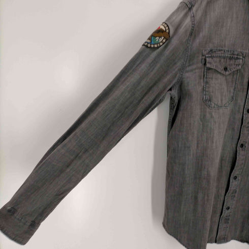 極度乾燥しなさい Superdry DRAGWAY SHIRT デニムシャツ メンズ JPN:M