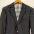 バーバリーブラックレーベル BURBERRY BLACK LABEL 2b ブレザー 裏地ノバチェック 120sウール 銀ボタン メンズ JPN:L
