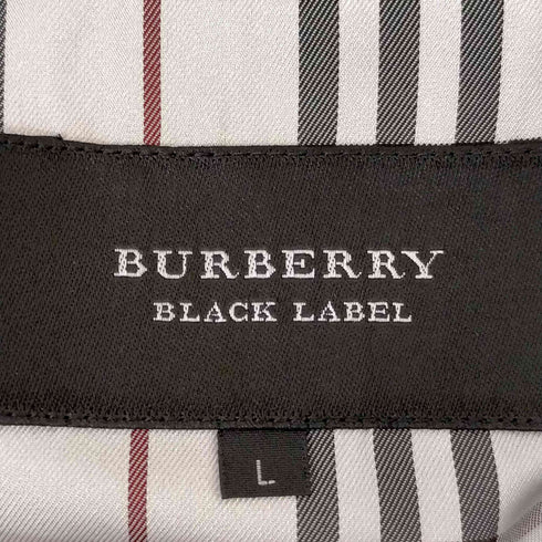 バーバリーブラックレーベル BURBERRY BLACK LABEL 2b ブレザー 裏地ノバチェック 120sウール 銀ボタン メンズ JPN:L