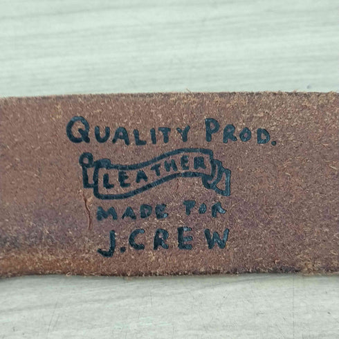 ジェイクルー J.CREW QUALITY PROD レザーベルト メンズ 32