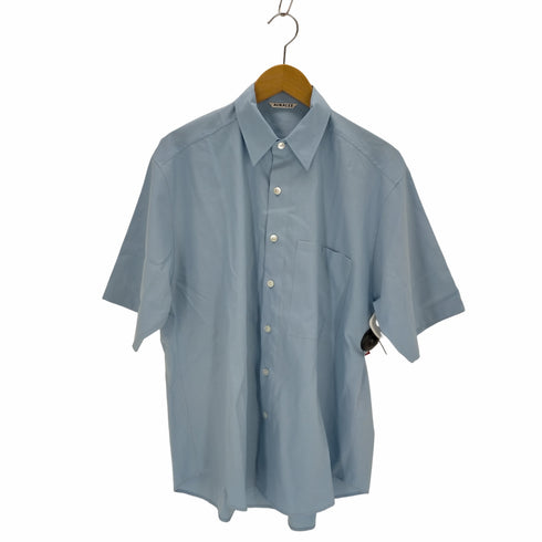 オーラリー AURALEE 24ss WASHED FINX TWILL BIG HALF SLEEVED SHIRT メンズ JPN:3