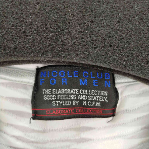 ニコルクラブフォーメン NICOLE CLUB FOR MEN プリーツTシャツ Y2K メンズ JPN:46