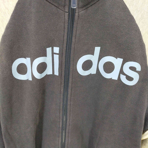 アディダス adidas Big Logo Full Zipper jersey メンズ import:M