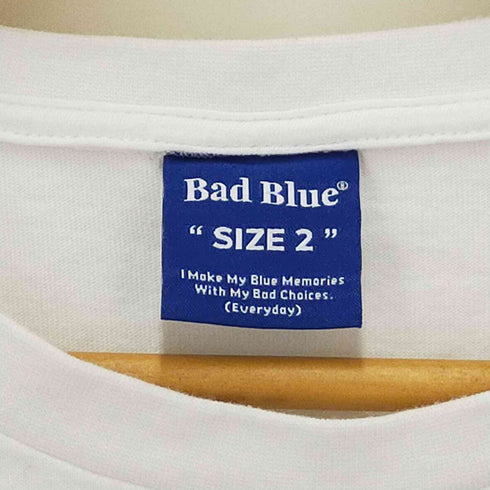Bad Blue クルーネックプリントTシャツ レディース JPN:2