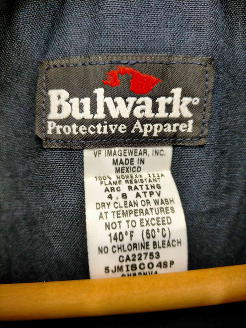 Bulwark メキシコ製 刺繍ロゴ オールインワン ツナギ メンズ 46-RG
