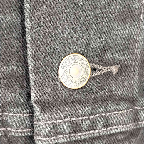 リーバイス Levis メキシコ製 70507-0260 後染め ブラックデニムジャケット メンズ import:L