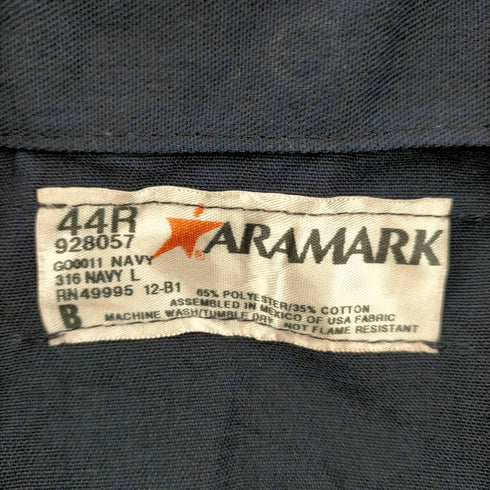 アラマーク ARAMARK 袖ワッペン オールインワン ツナギ メンズ 44R