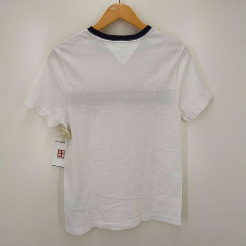 トミーヒルフィガー TOMMY HILFIGER フロントロゴ クルーネックTシャツ レディース import:S