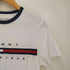 トミーヒルフィガー TOMMY HILFIGER フロントロゴ クルーネックTシャツ レディース import:S