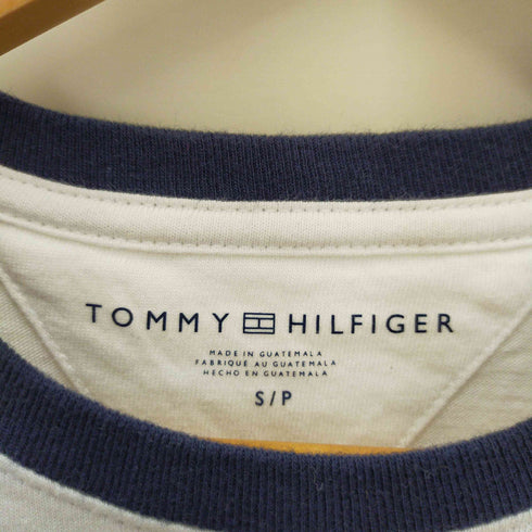 トミーヒルフィガー TOMMY HILFIGER フロントロゴ クルーネックTシャツ レディース import:S