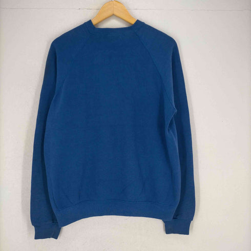 BASSETT-WALKER 80s MADE IN USA フロントロゴプリントラグランスウェット メンズ JPN:L